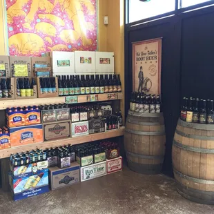 a wine and spirits store