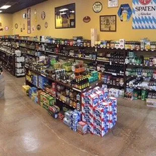 the inside of a store