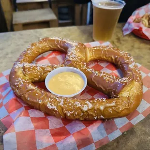 Pretzel &amp; beer cheese