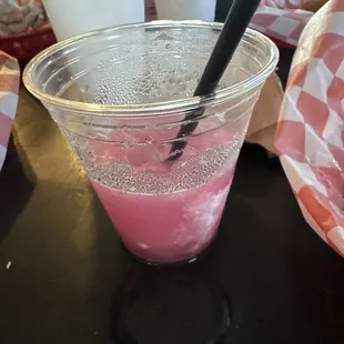 Prickly pear margarita, refreshing drink