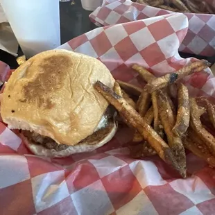 Swiss burger looking good