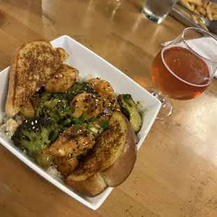 Honey Garlic Chicken Bowl