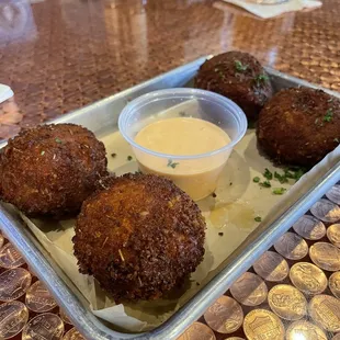 Corned beef frittters