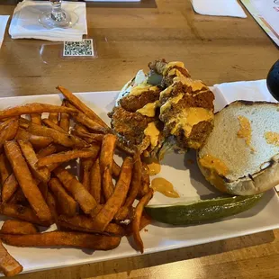 Nashville hot chicken sandwich. I give it a 2 out of 5 stars.