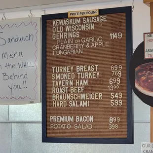 Meat prices as of 11/9/2023