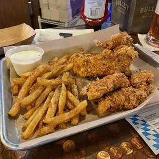 Tenders and fries