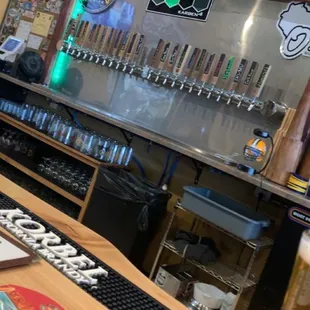 Lots of tap beer