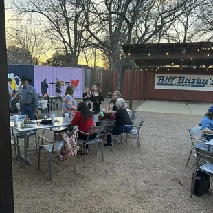 Great stage where they plan to have bands!