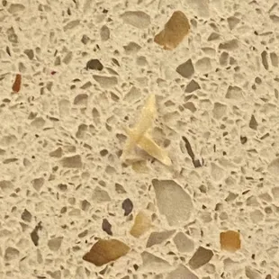 Finger nail in my Peach cobbler no ice cream!