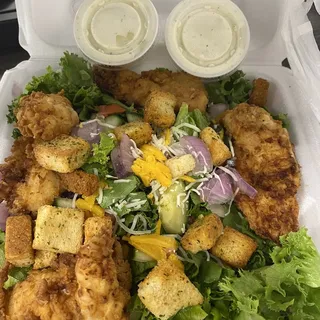 Chicken Fried Chicken Salad