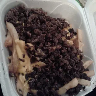 Cheese steak fries