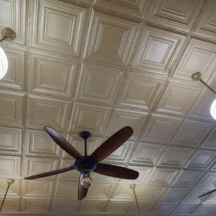 Vintage drop tin ceiling tiles!