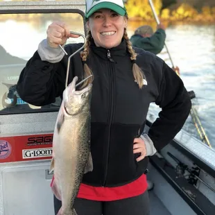 My first salmon of the day