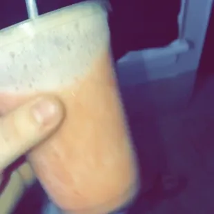 Strawberry orange smoothie