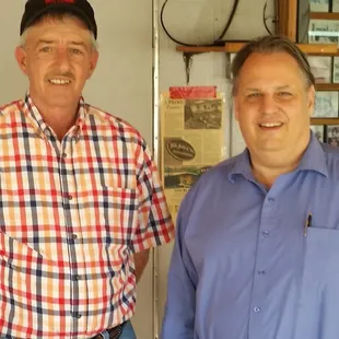 Picture of me with the owner