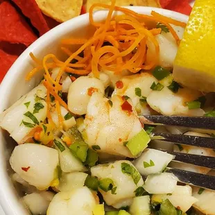 Big Al's shrimp and scallop cerviche