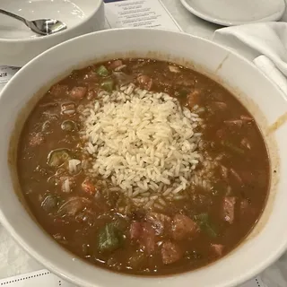 Crawfish, Tasso and Andouille Gumbo