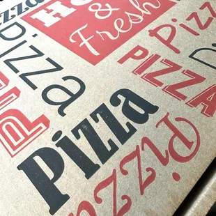 Pizza in a box to-go