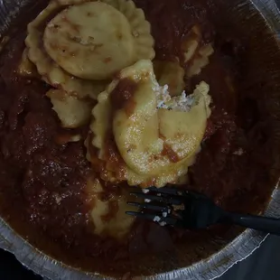 beef ravioli? was supposedly beef ravioli and it's all cheese