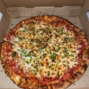 Large Green Peppers Pizza