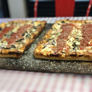 pizza, food
