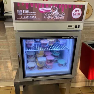 an ice cream machine
