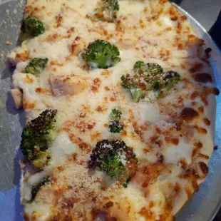 Alfredo pizza