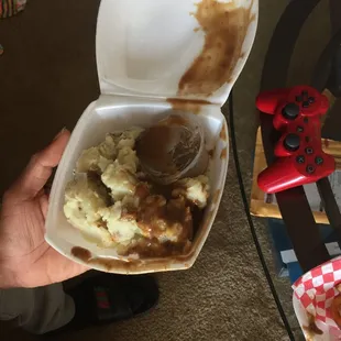 My mashed potatoes and gravy such a disappointment