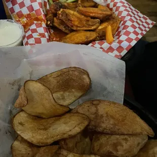Chips and Buffalo Wings