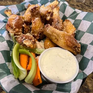Garlic Parmesan wing