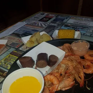 Overcooked shrimp boil