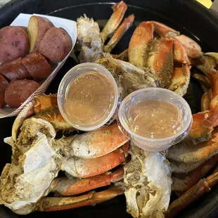 Dungeoness crab legs