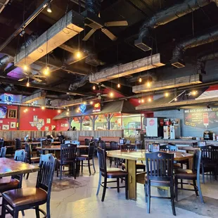 the inside of the restaurant