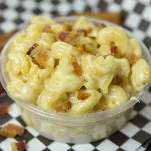 Homemade Mac &amp; Cheese with bacon