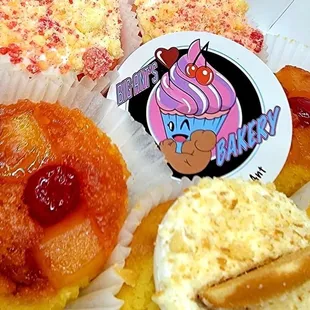 a variety of baked goods