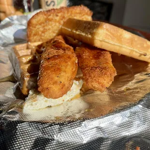 food, waffles