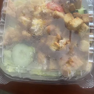 Crispy chicken salad