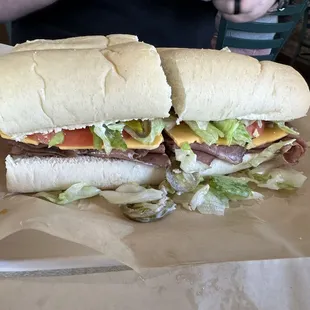Roast beef sub