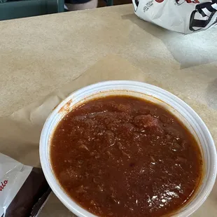 Regular chili-.very good