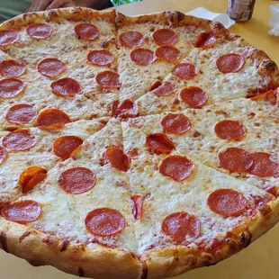 18'' pepperoni perfection!