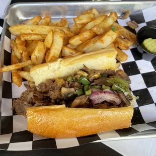 Loaded Philly Cheesesteak!