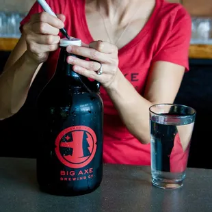 Growler for the road.