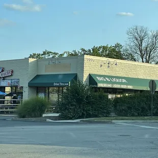 the outside of the building