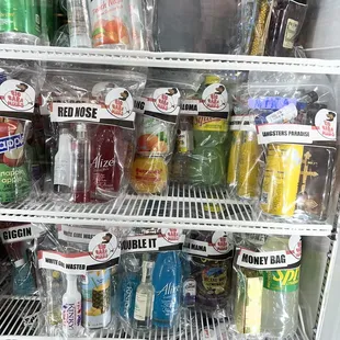 Lots of cool alcohol combos