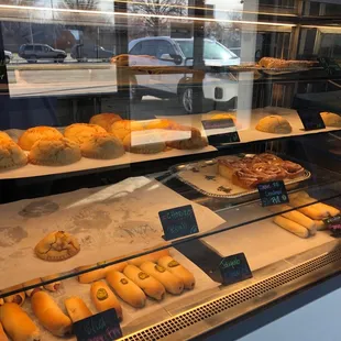 Case of cinnamon rolls and non-sweet things