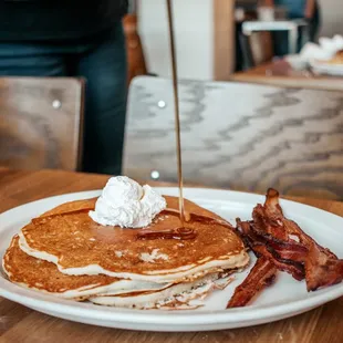 bacon and pancakes