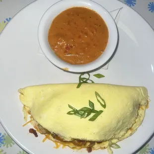 Creole omelet without andouille