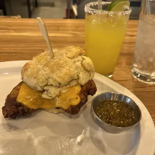 Mother of all biscuits, and a breakfast margarita