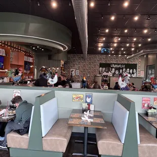 interior, sushi and sashimi