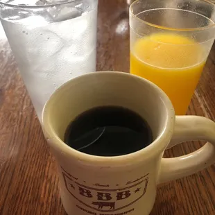 Breakfast drink threesome